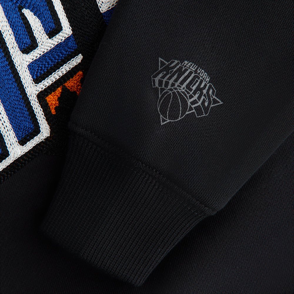 Kith Kids for the New York Knicks City Nelson Crewneck - Black | Kith Black