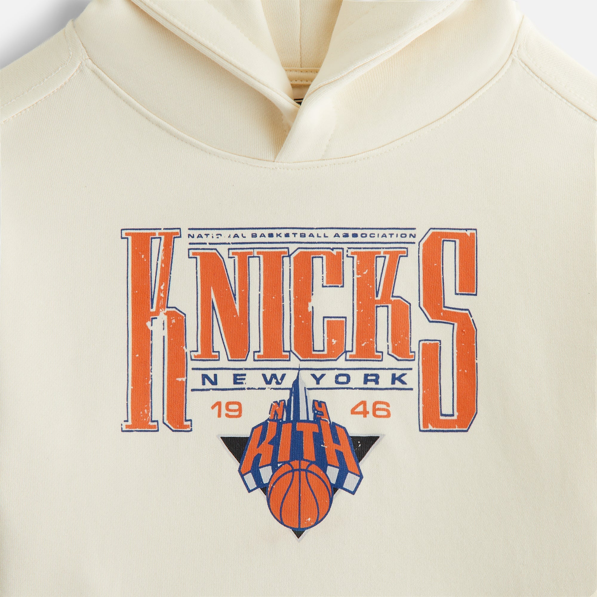 Kith Kids for the New York Knicks Luster Nelson Hoodie - Sandrift | Kith Sandrift