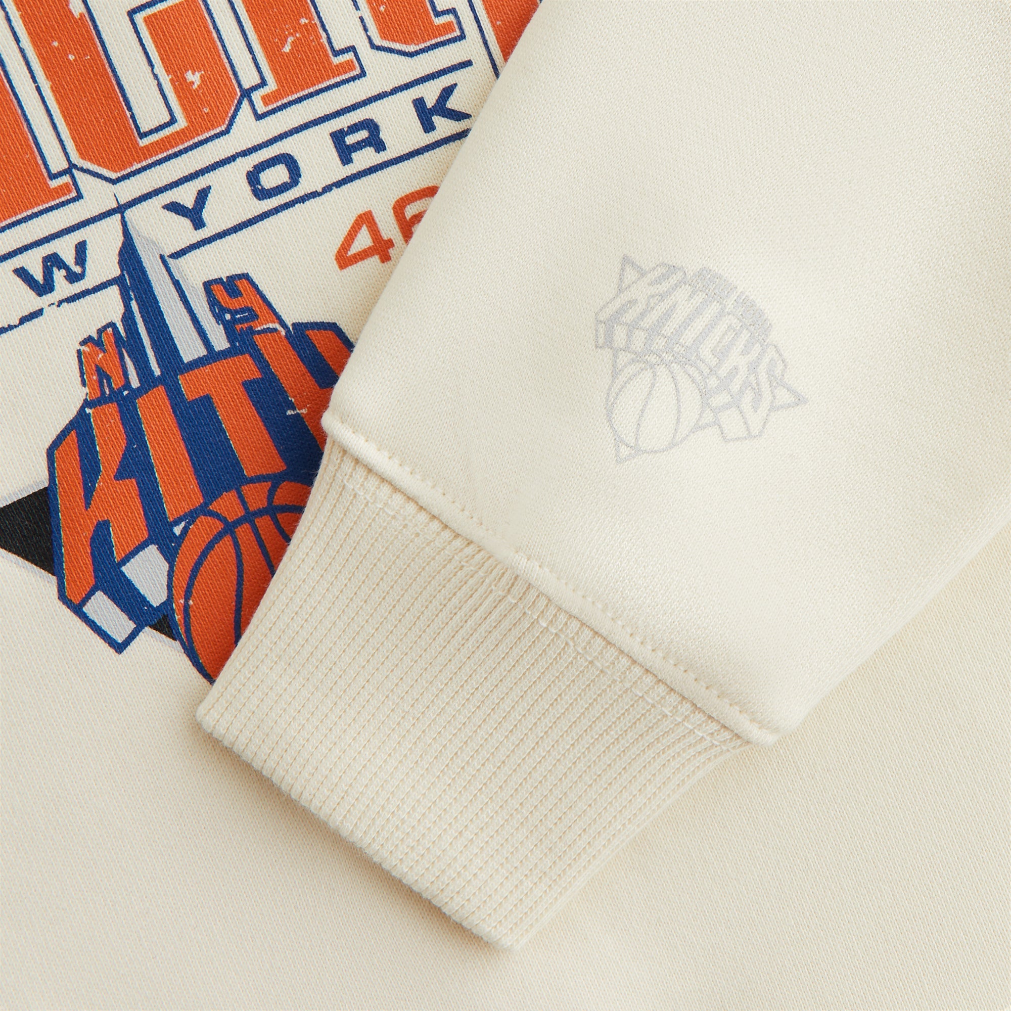 Kith Kids for the New York Knicks Luster Nelson Hoodie - Sandrift | Kith Sandrift
