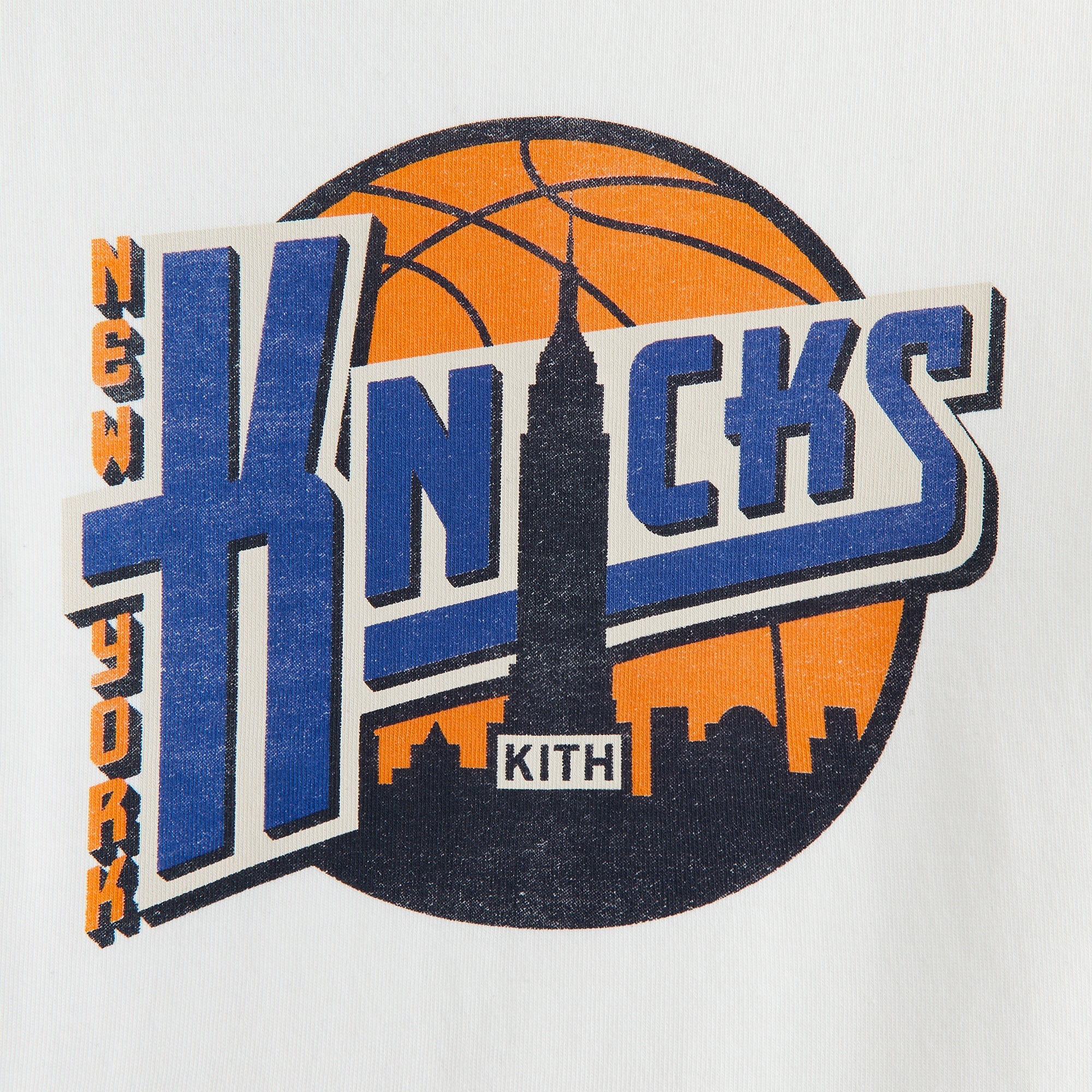 Kith Kids for the New York Knicks City Tee - White | Kith White