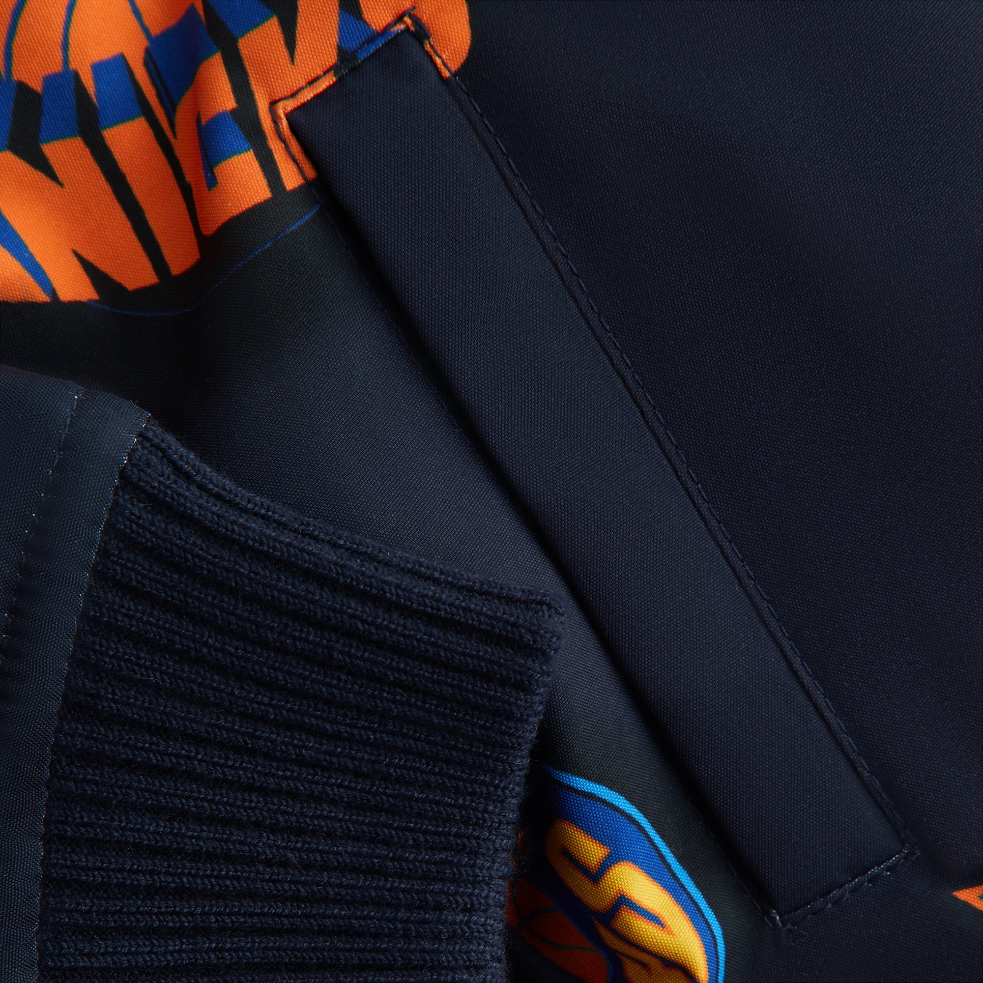Kith Kids for the New York Knicks Printed Bomber Jacket - Nocturnal | Kith Nocturnal