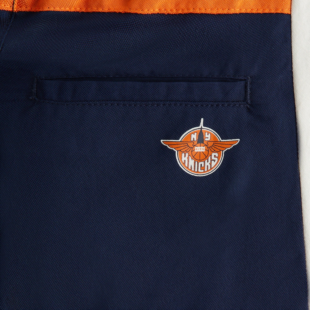 Kith Kids for the New York Knicks Nylon Track Pant - Nocturnal | Kith Nocturnal