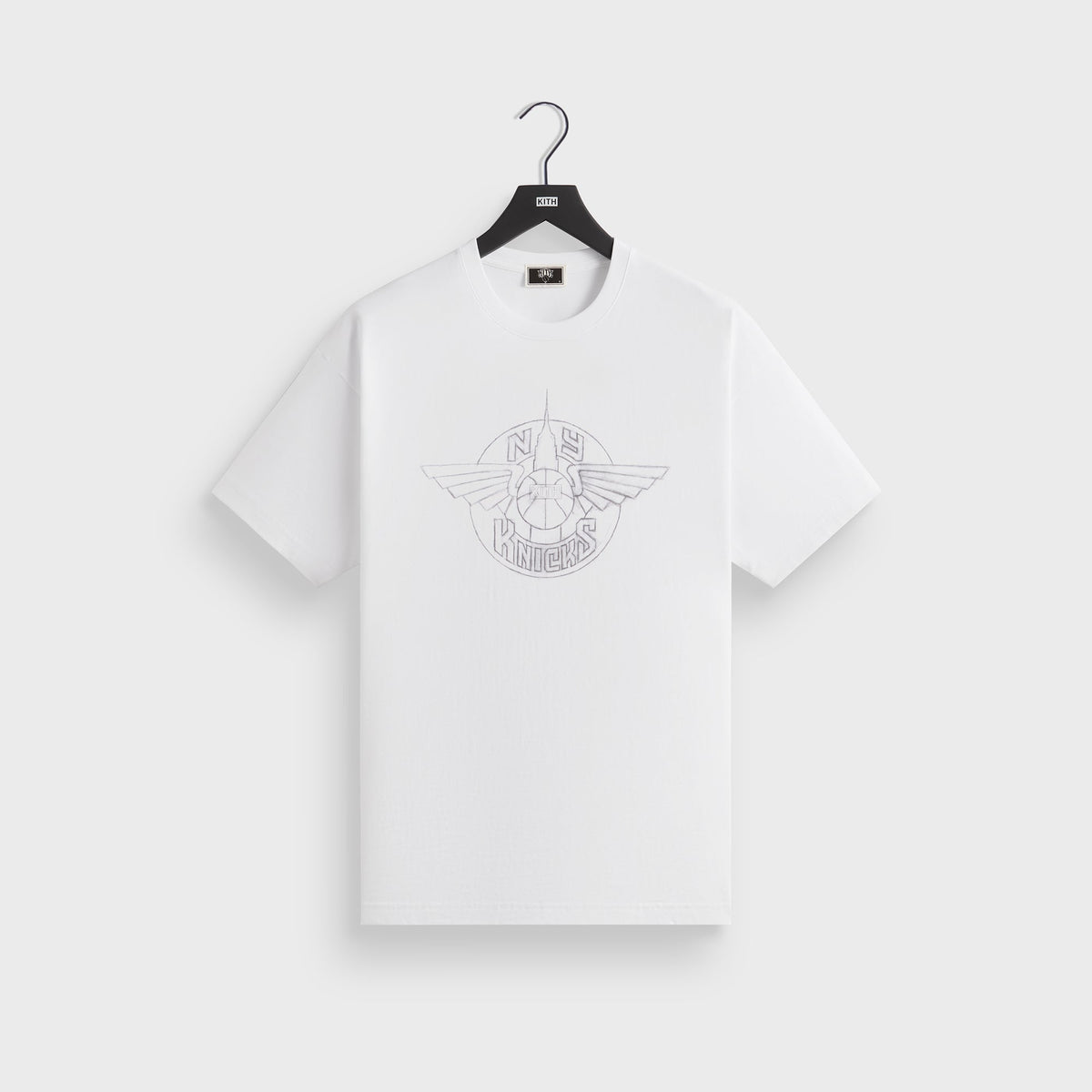 Kith for the New York Knicks Wingman Sketch Vintage Tee - White | Kith White