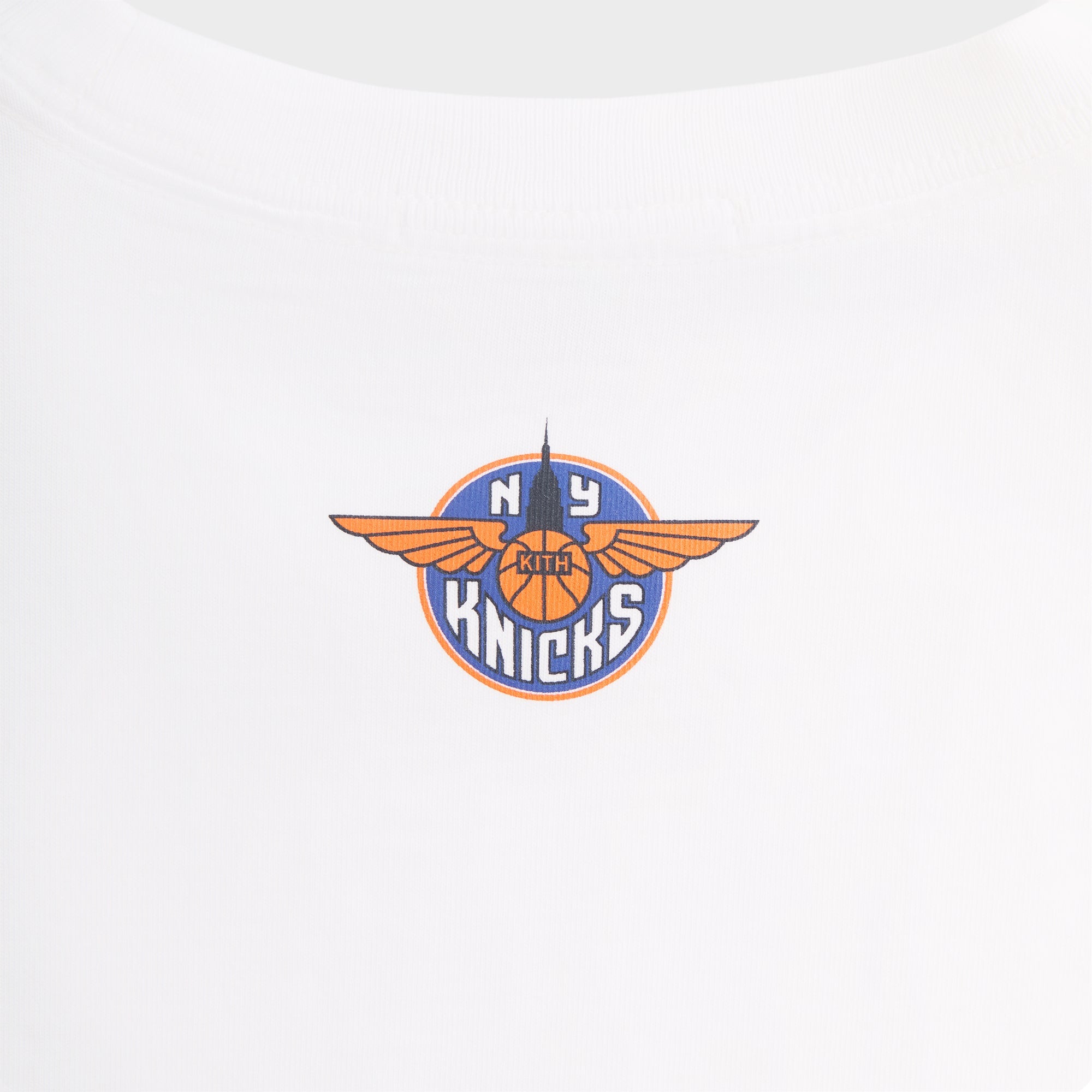 Kith for the New York Knicks Wingman Sketch Vintage Tee - White | Kith White