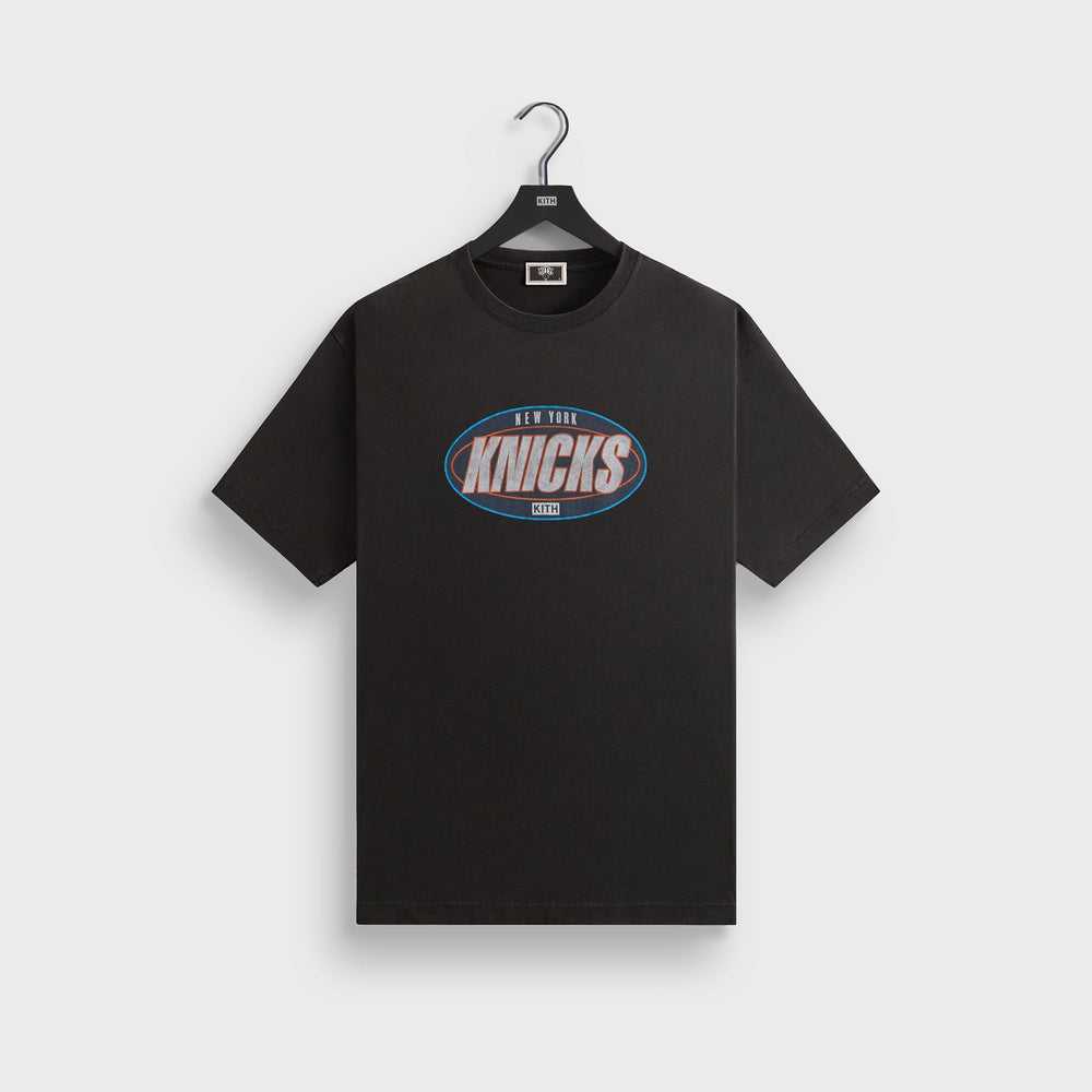 Kith for the New York Knicks Y2K Vintage Tee - Black | Kith Black