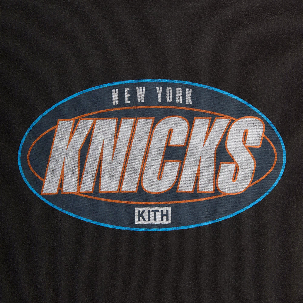 Kith for the New York Knicks Y2K Vintage Tee - Black | Kith Black