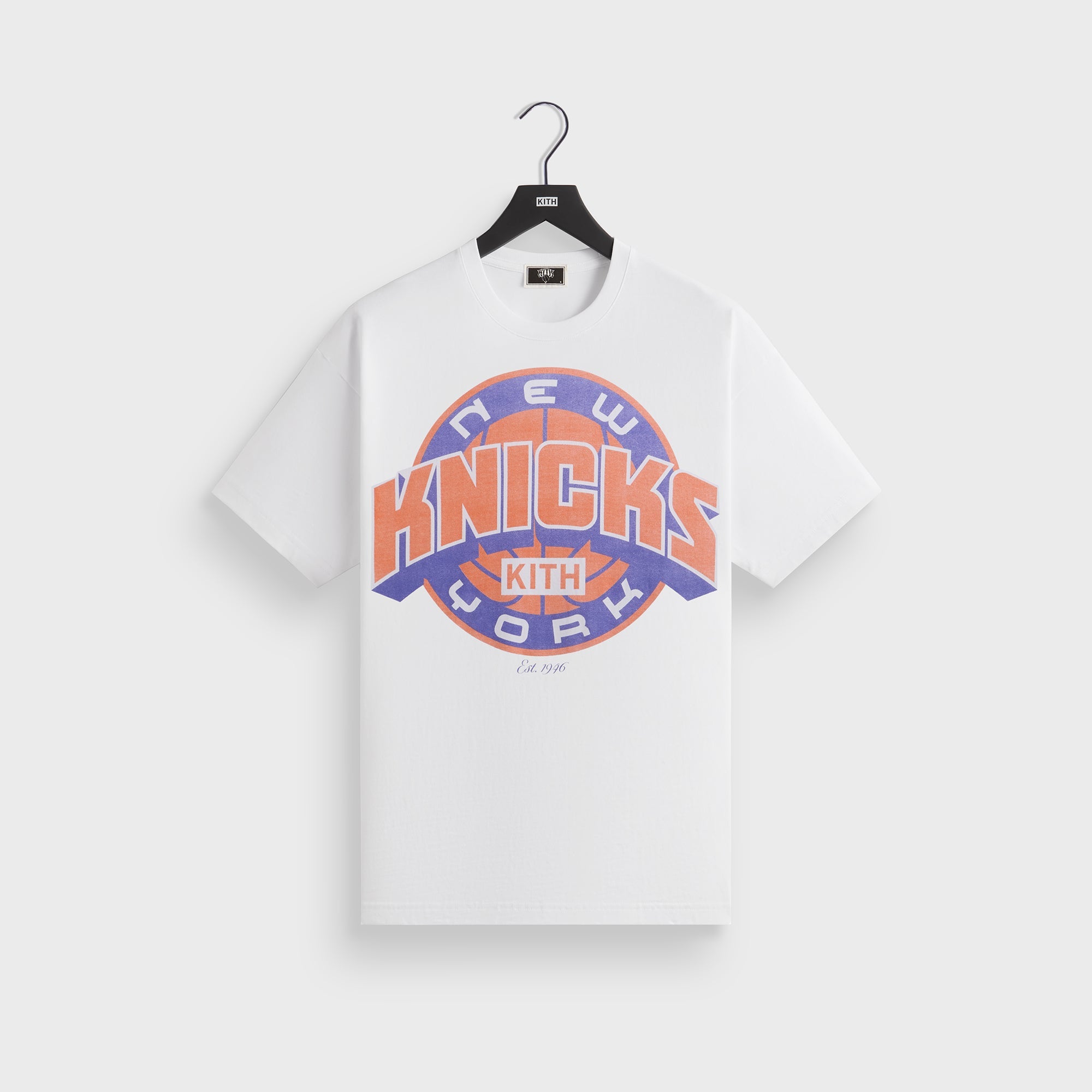 Kith for the New York Knicks Showtime Vintage Tee - White | Kith White