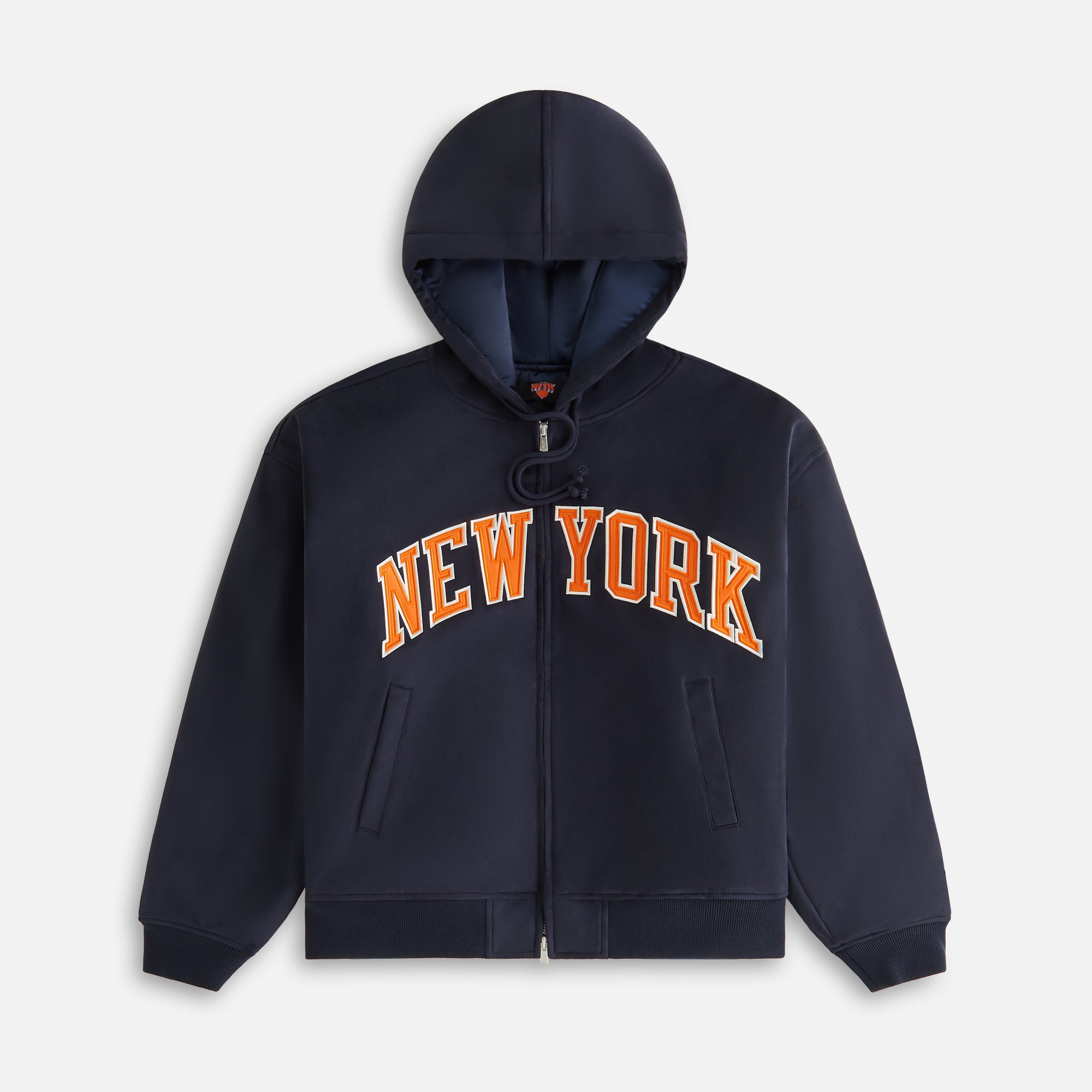 Kith Women for the New York Knicks Hooded Jacket - Nocturnal | Kith Nocturnal