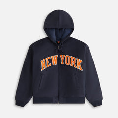 Kith Women for the New York Knicks Hooded Jacket - Nocturnal | Kith Nocturnal