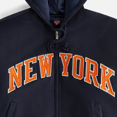 Kith Women for the New York Knicks Hooded Jacket - Nocturnal | Kith Nocturnal