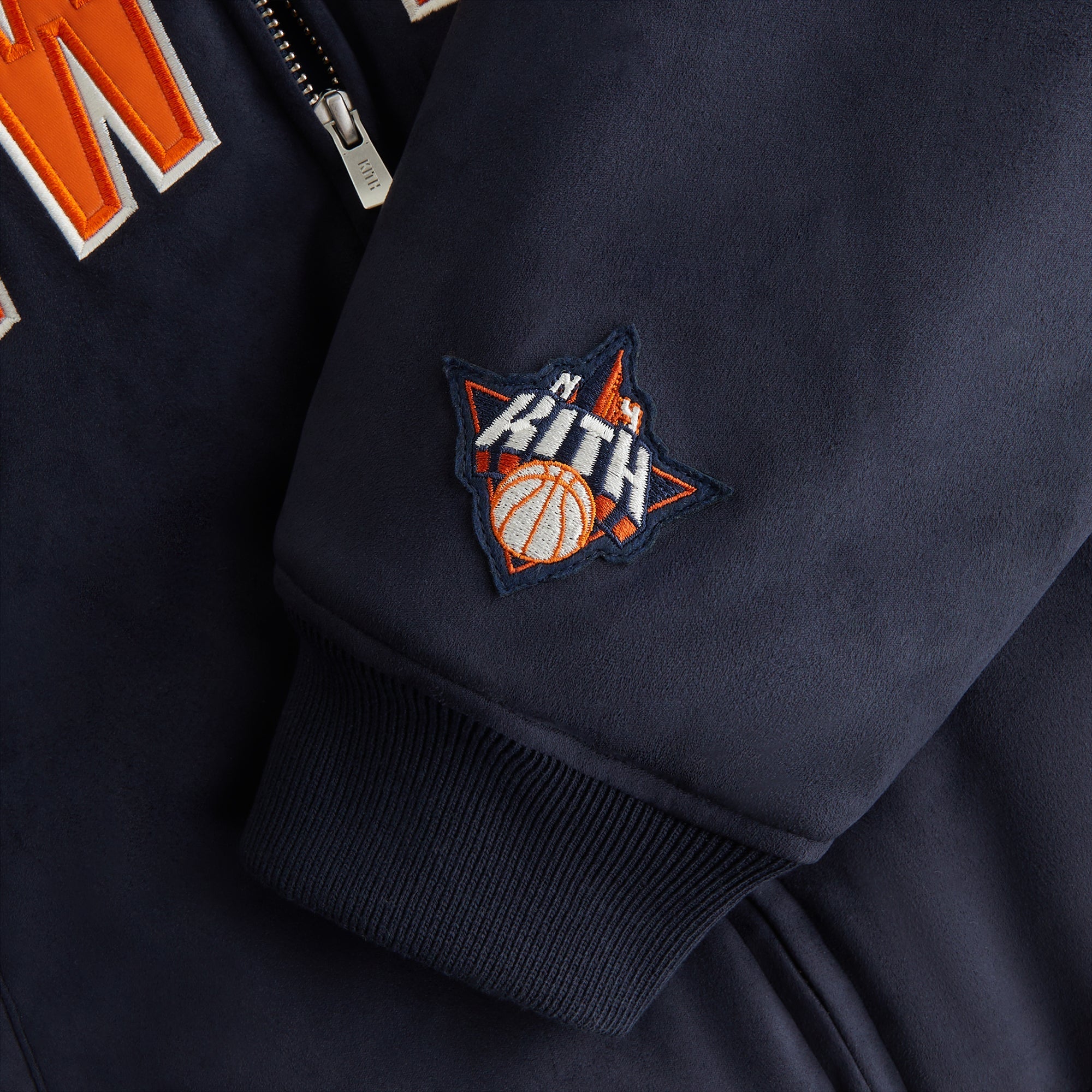 Kith Women for the New York Knicks Hooded Jacket - Nocturnal | Kith Nocturnal