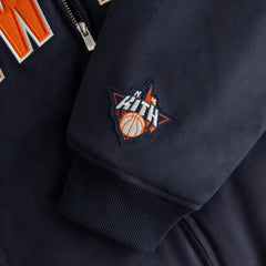 Kith Women for the New York Knicks Hooded Jacket - Nocturnal | Kith Nocturnal