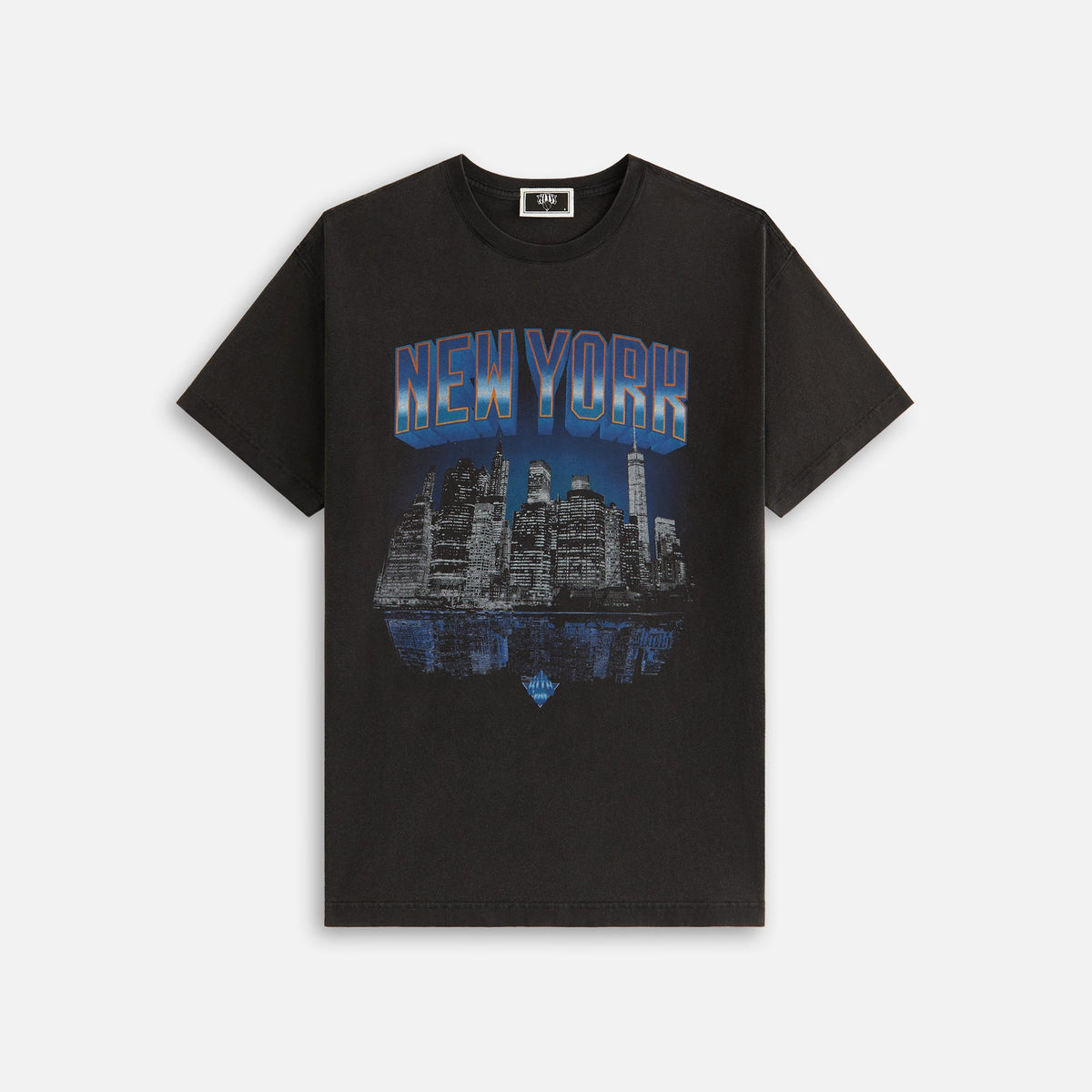 Kith Women for the New York Knicks Skyline Vintage Tee - Black | Kith Black