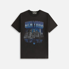 Kith Women for the New York Knicks Skyline Vintage Tee - Black | Kith Black