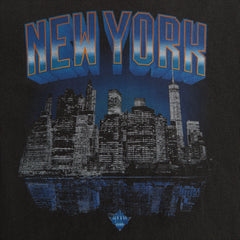 Kith Women for the New York Knicks Skyline Vintage Tee - Black | Kith Black