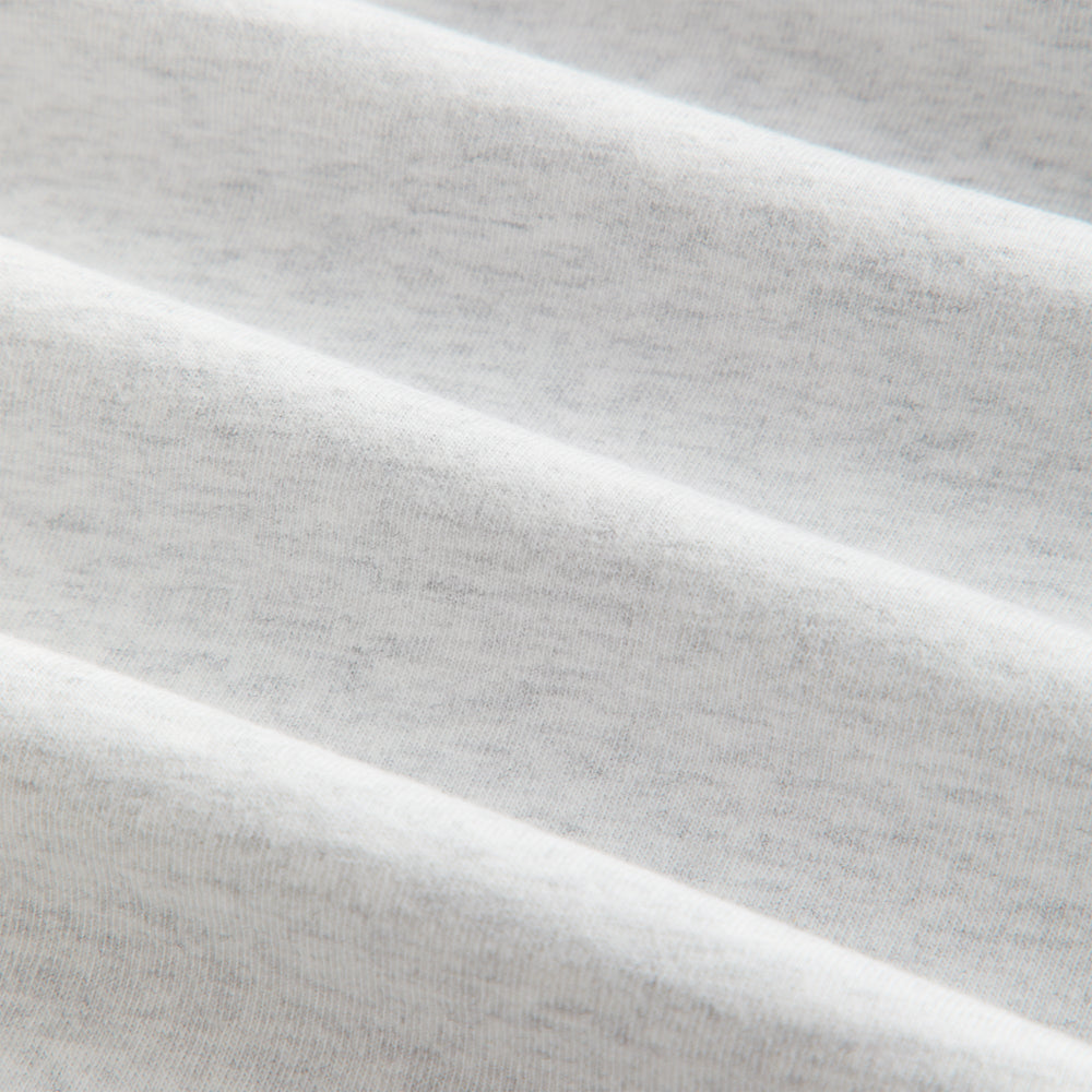 Kith Women for the New York Knicks Arc Mockneck Tee - Light Healther G | Kith Light Healther Grey