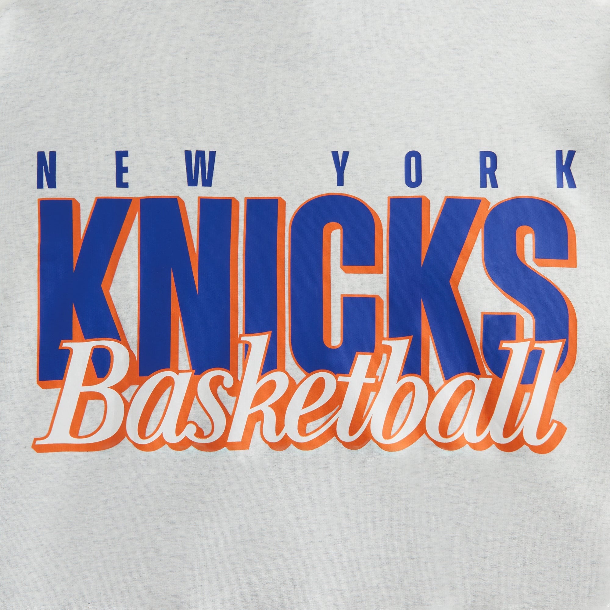 Kith Women for the New York Knicks Maverick Hoodie - Light Heather Gre | Kith Light Heather Grey
