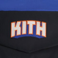 Kith for the New York Knicks Wings Quarter Zip Anorak - Black | Kith Black