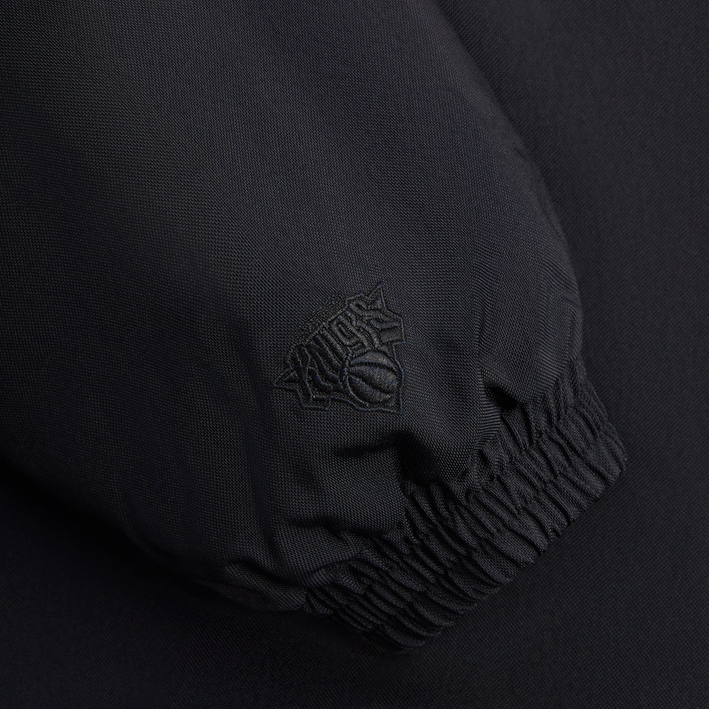 Kith for the New York Knicks Wings Quarter Zip Anorak - Black | Kith Black