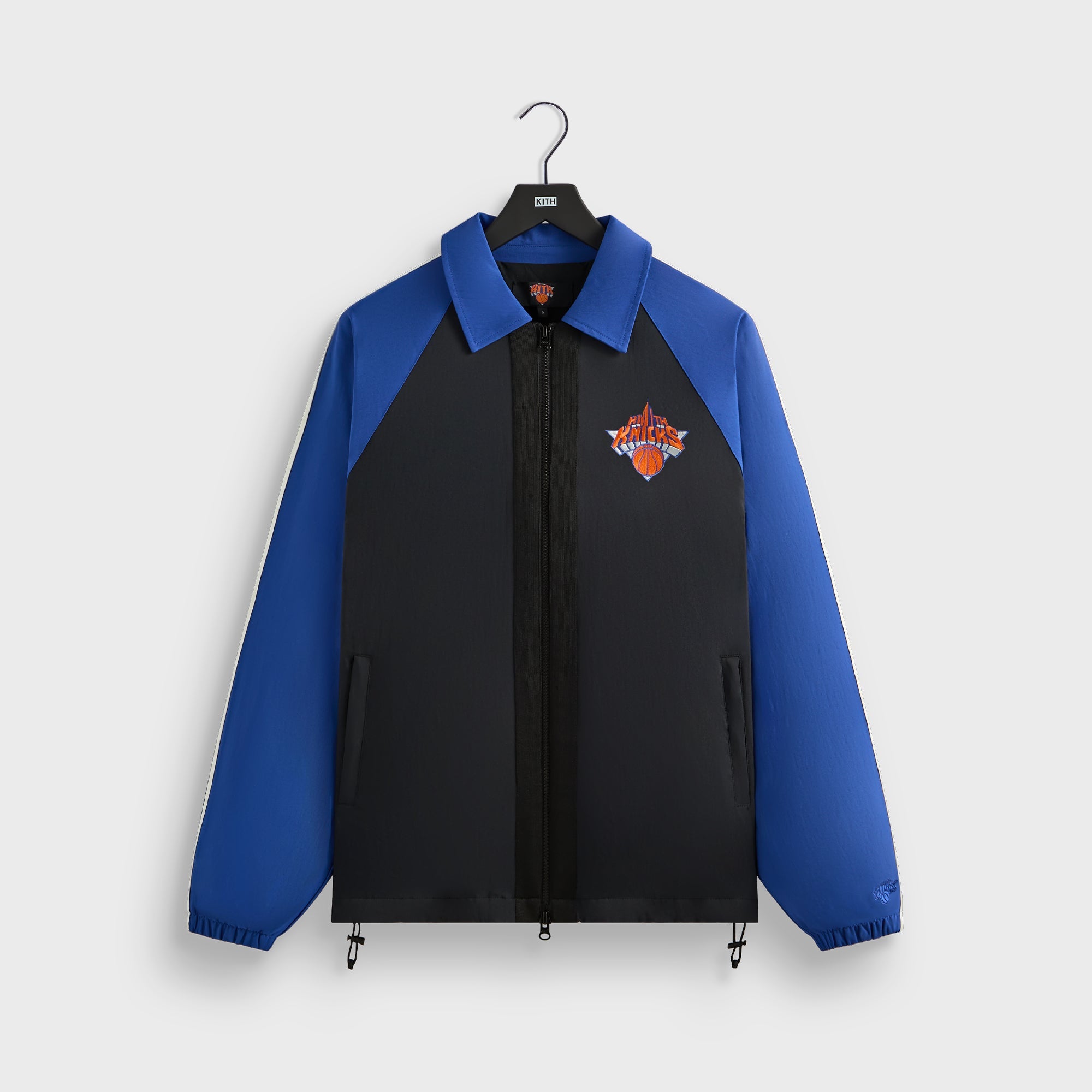 Kith for the New York Knicks Vintage Nylon Jacket - Black | Kith Black