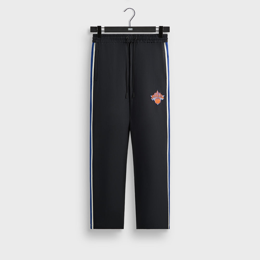 Kith for the New York Knicks Vintage Nylon Wide Leg Pant - Black | Kith Black