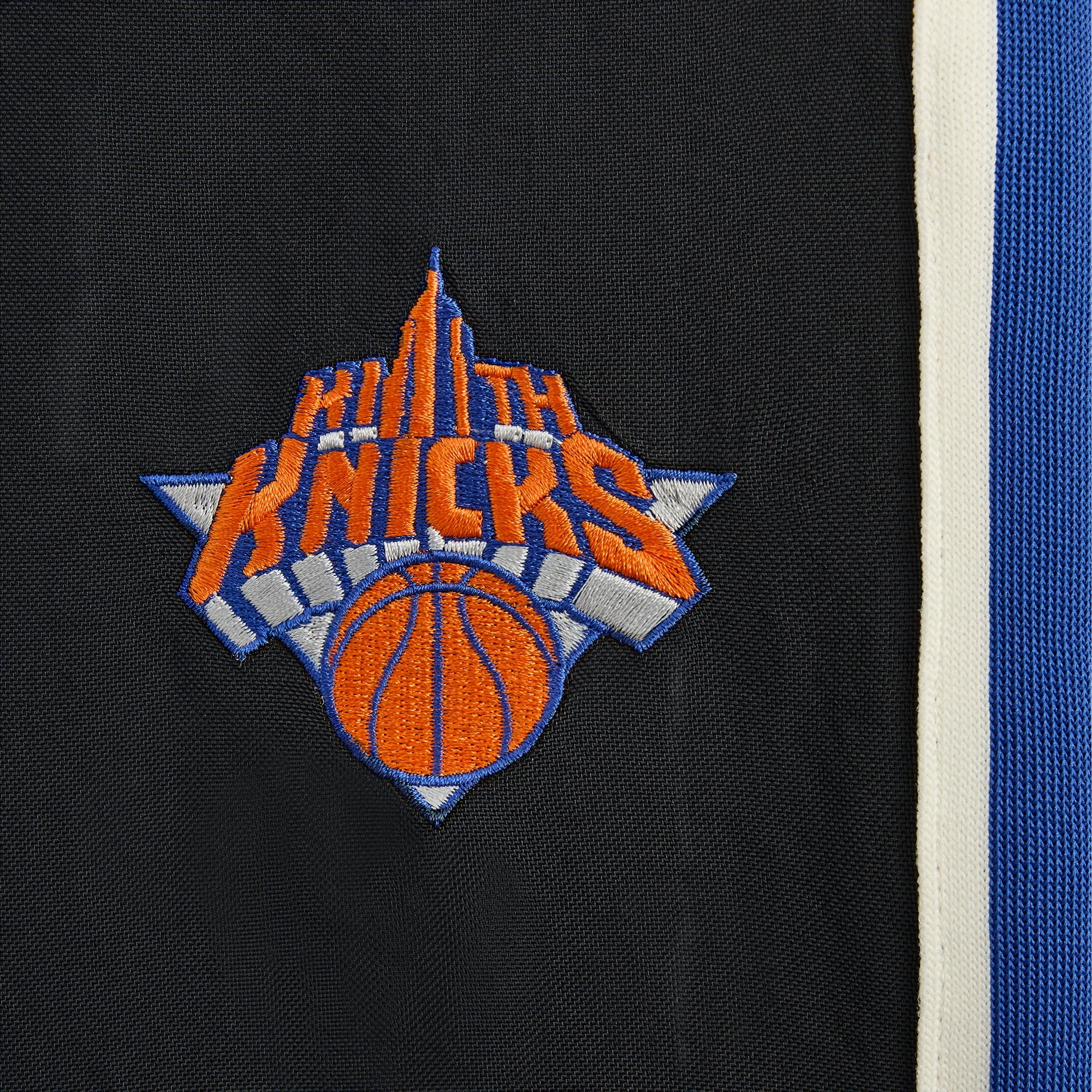 Kith for the New York Knicks Vintage Nylon Wide Leg Pant - Black | Kith Black