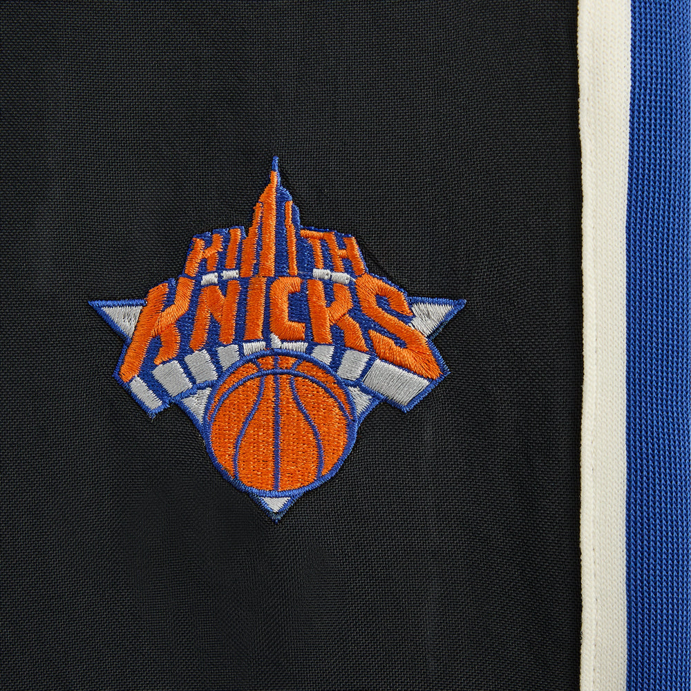 Kith for the New York Knicks Vintage Nylon Wide Leg Pant - Black | Kith Black