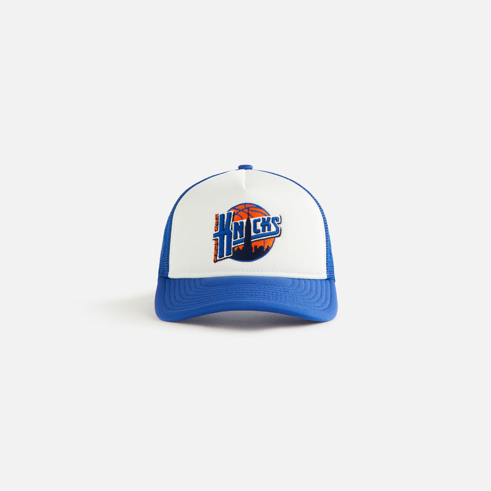 Kith Kids & New Era for the New York Knicks Skyline Trucker Cap - Roya | Kith Royal