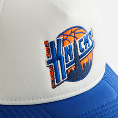 Kith Kids & New Era for the New York Knicks Skyline Trucker Cap - Roya | Kith Royal