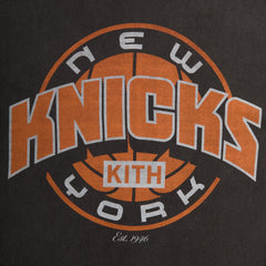 Kith for the New York Knicks Showtime Vintage Tee - Black | Kith Black