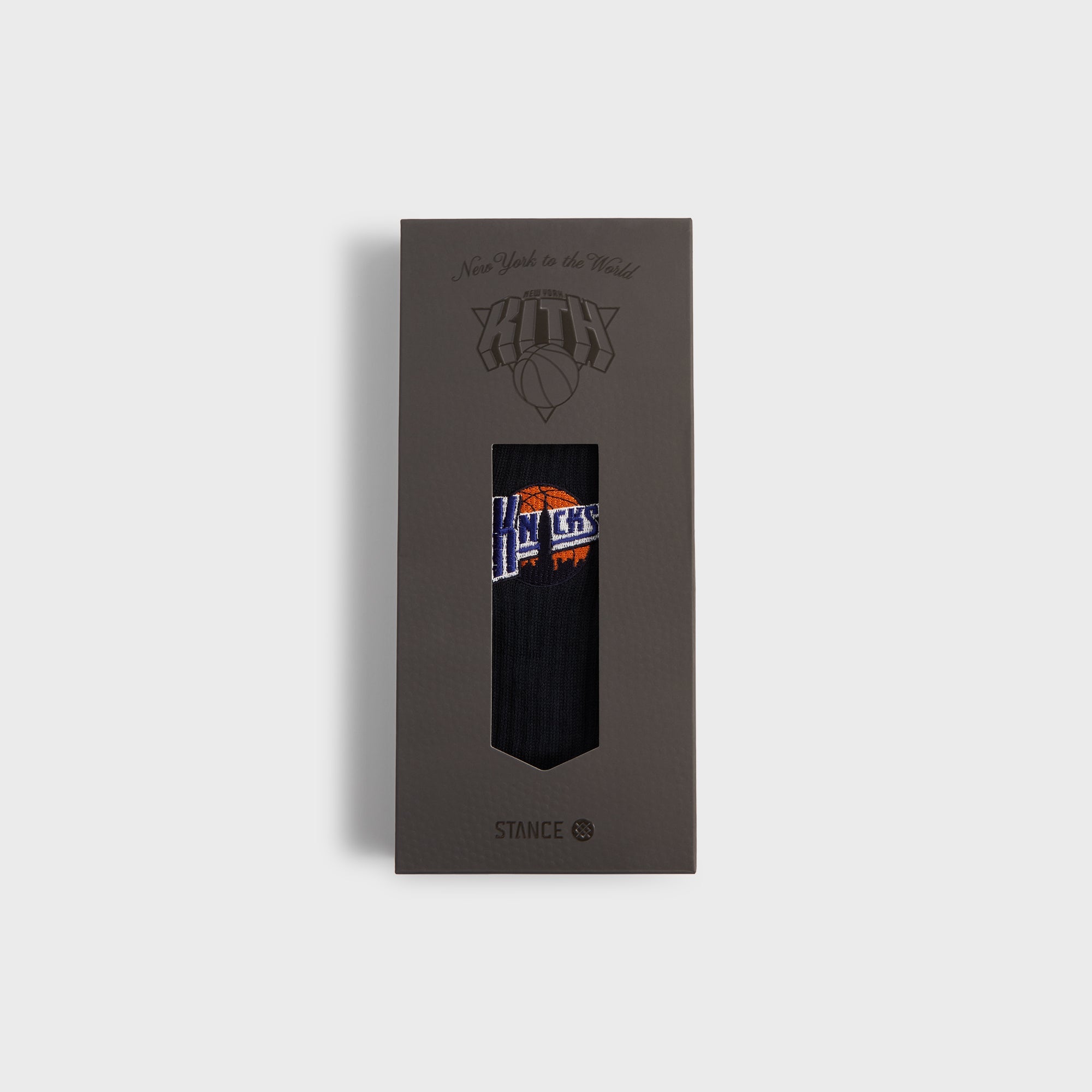 Kith & Stance for the New York Knicks New York City Crew Socks - Black | Kith Black