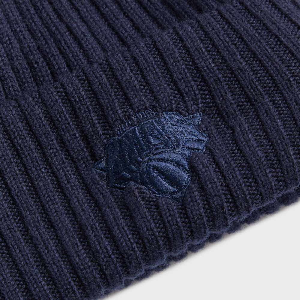 Kith & New Era for the New York Knicks Logo Beanie - Nocturnal | Kith Nocturnal