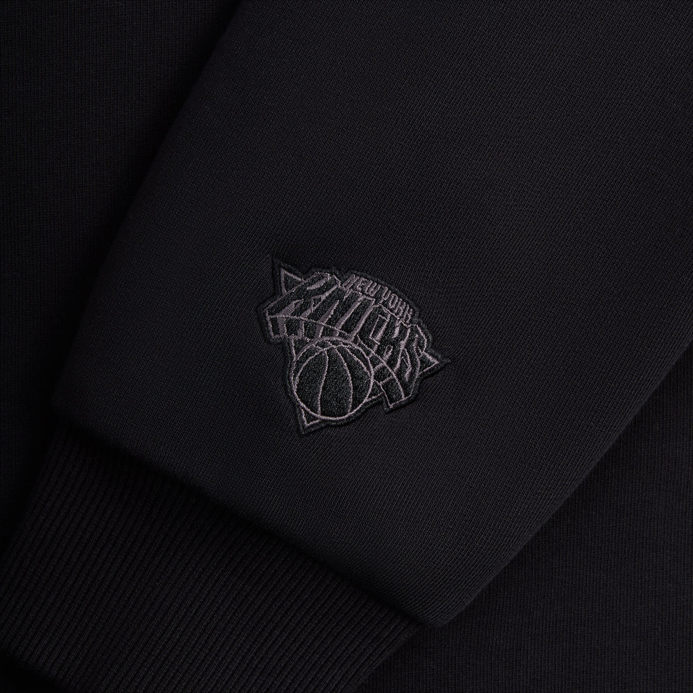 Kith for the New York Knicks Classic Vintage Nelson Crewneck - Black | Kith Black