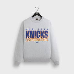 Kith for the New York Knicks Classic Vintage Nelson Crewneck - Light H | Kith Light Heather Grey