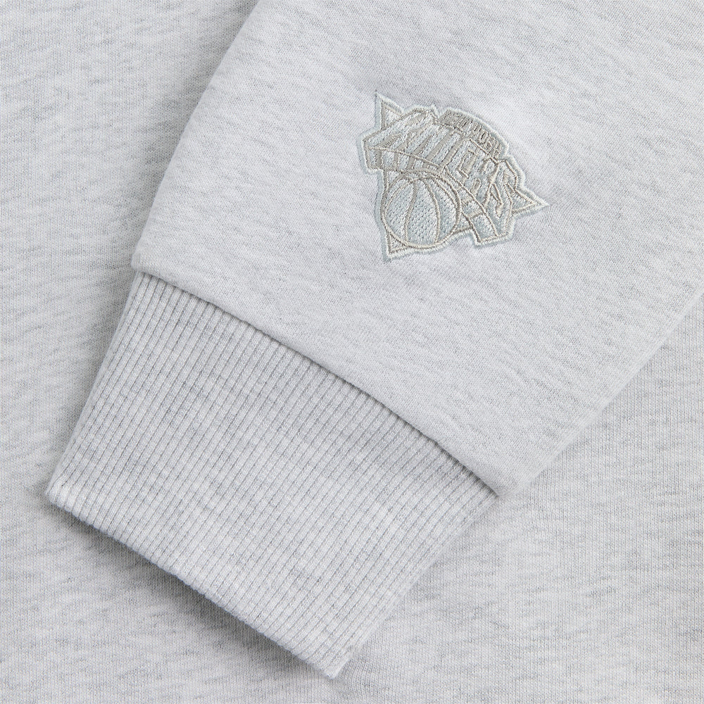Kith for the New York Knicks Classic Vintage Nelson Crewneck - Light H | Kith Light Heather Grey