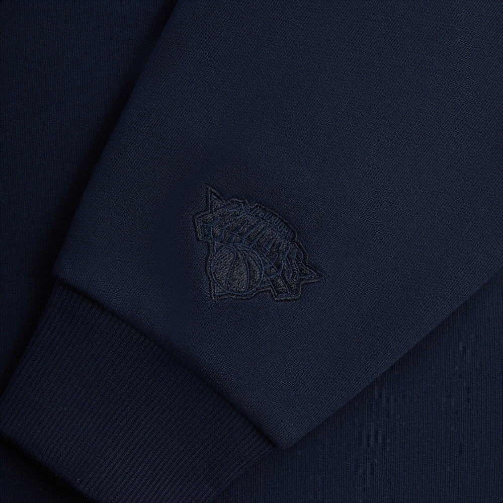 Kith for the New York Knicks Y2K Vintage Nelson Crewneck - Nocturnal | Kith Nocturnal