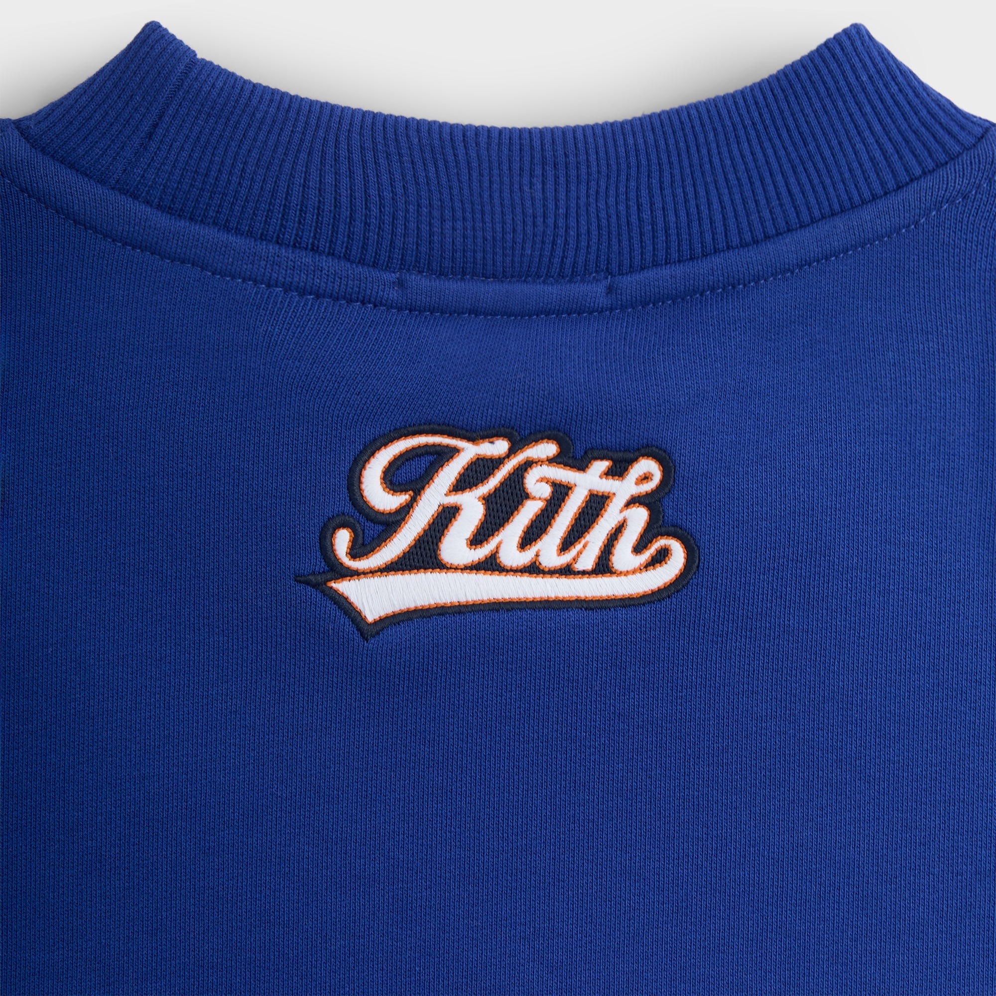 Kith for the New York Knicks Script Vintage Nelson Crewneck - Current | Kith Current