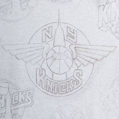 Kith for the New York Knicks Sketched Vintage Nelson Crewneck - Light | Kith Light Heather Grey