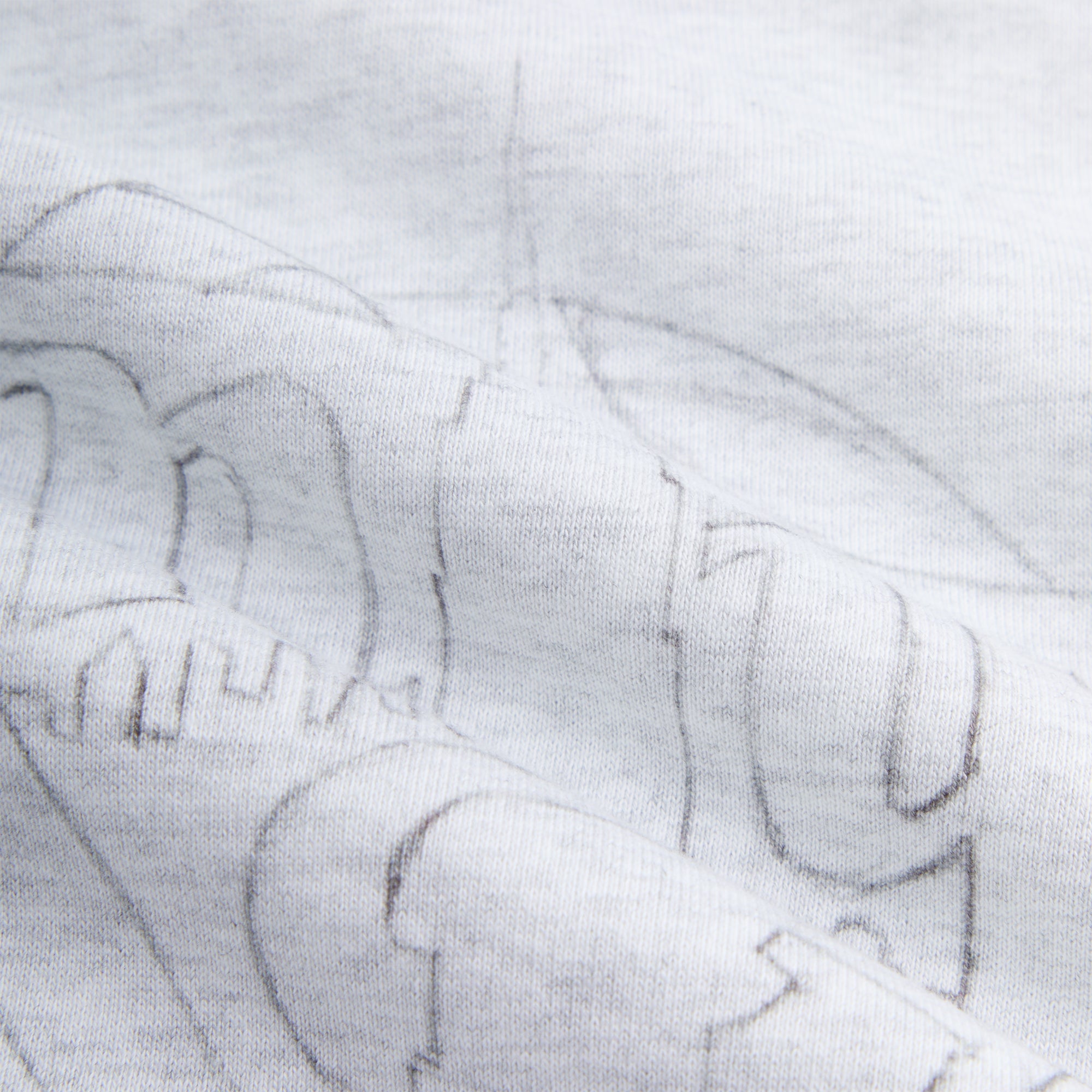 Kith for the New York Knicks Sketched Vintage Nelson Crewneck - Light | Kith Light Heather Grey