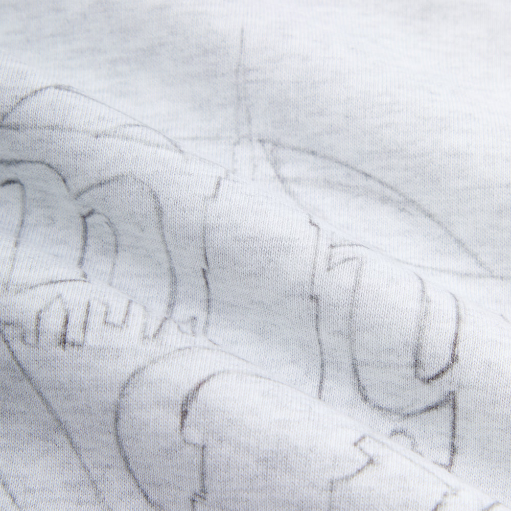 Kith for the New York Knicks Sketched Vintage Nelson Crewneck - Light | Kith Light Heather Grey