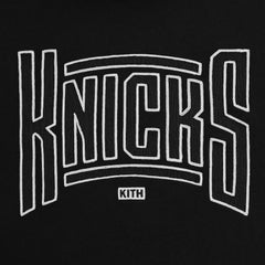 Kith for the New York Knicks Arched Vintage Nelson Hoodie - Black | Kith Black