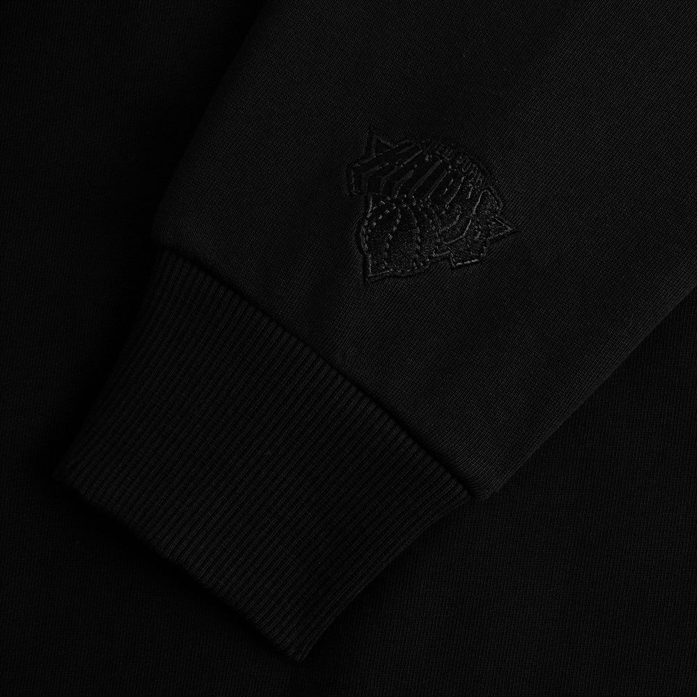 Kith for the New York Knicks Arched Vintage Nelson Hoodie - Black | Kith Black