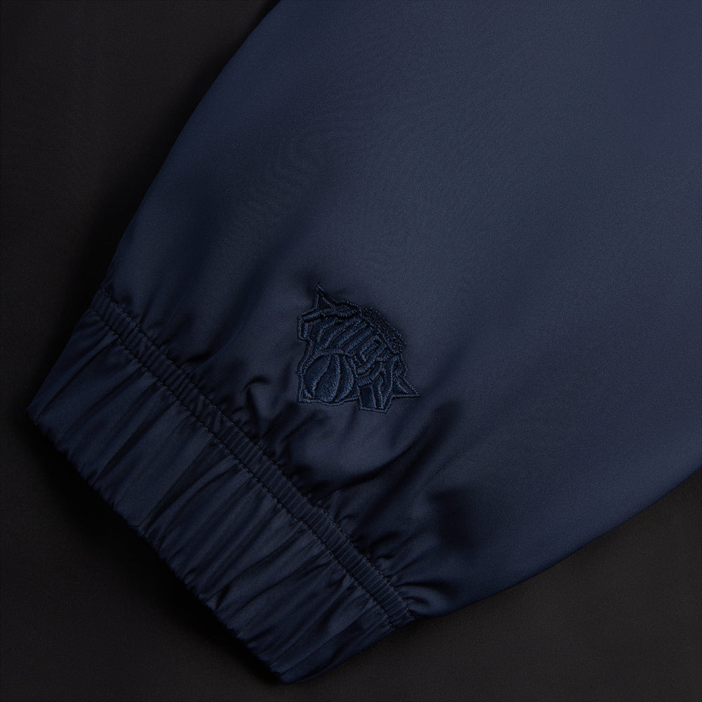 Kith for the New York Knicks Ball Nylon Quarter Zip - Black | Kith Black