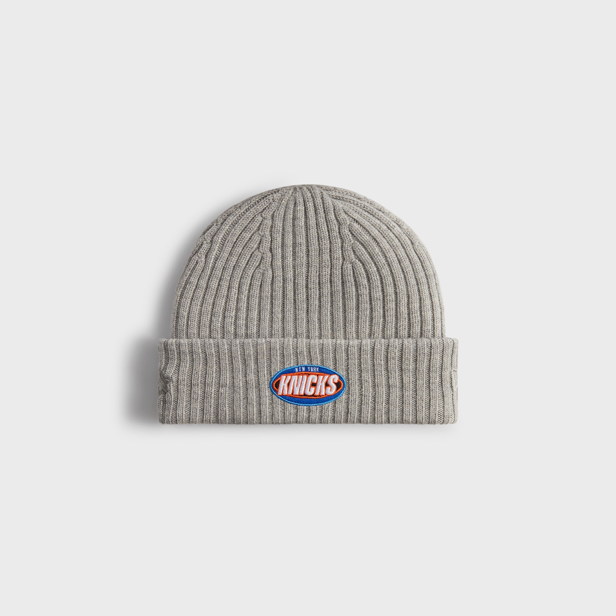 Kith & New Era for the New York Knicks Logo Beanie - Light Heather Gre | Kith Light Heather Grey