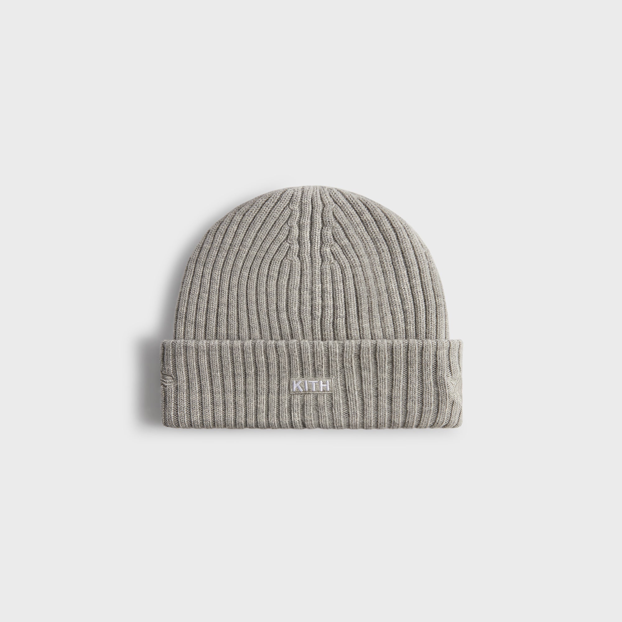 Kith & New Era for the New York Knicks Logo Beanie - Light Heather Gre | Kith Light Heather Grey