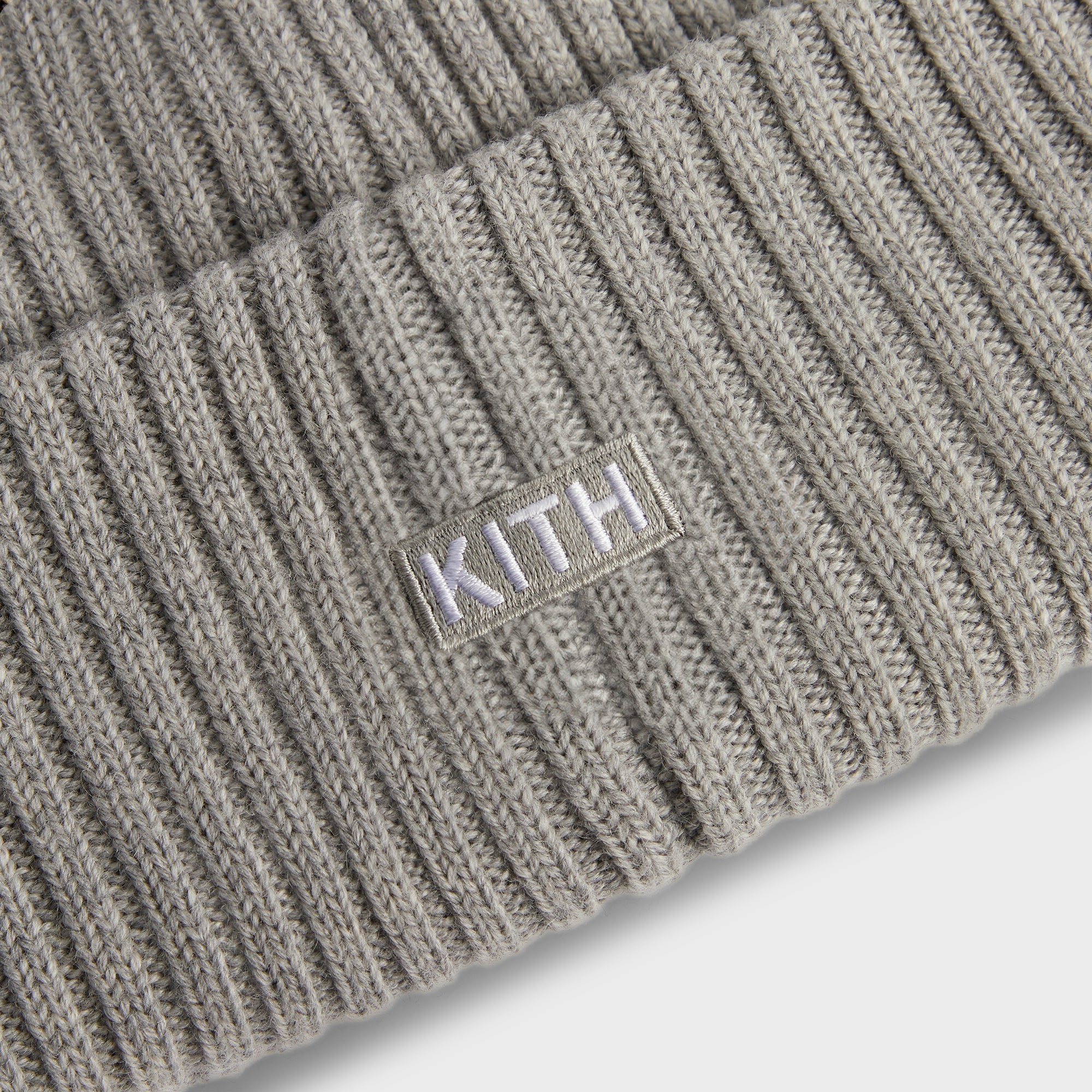 Kith & New Era for the New York Knicks Logo Beanie - Light Heather Gre | Kith Light Heather Grey