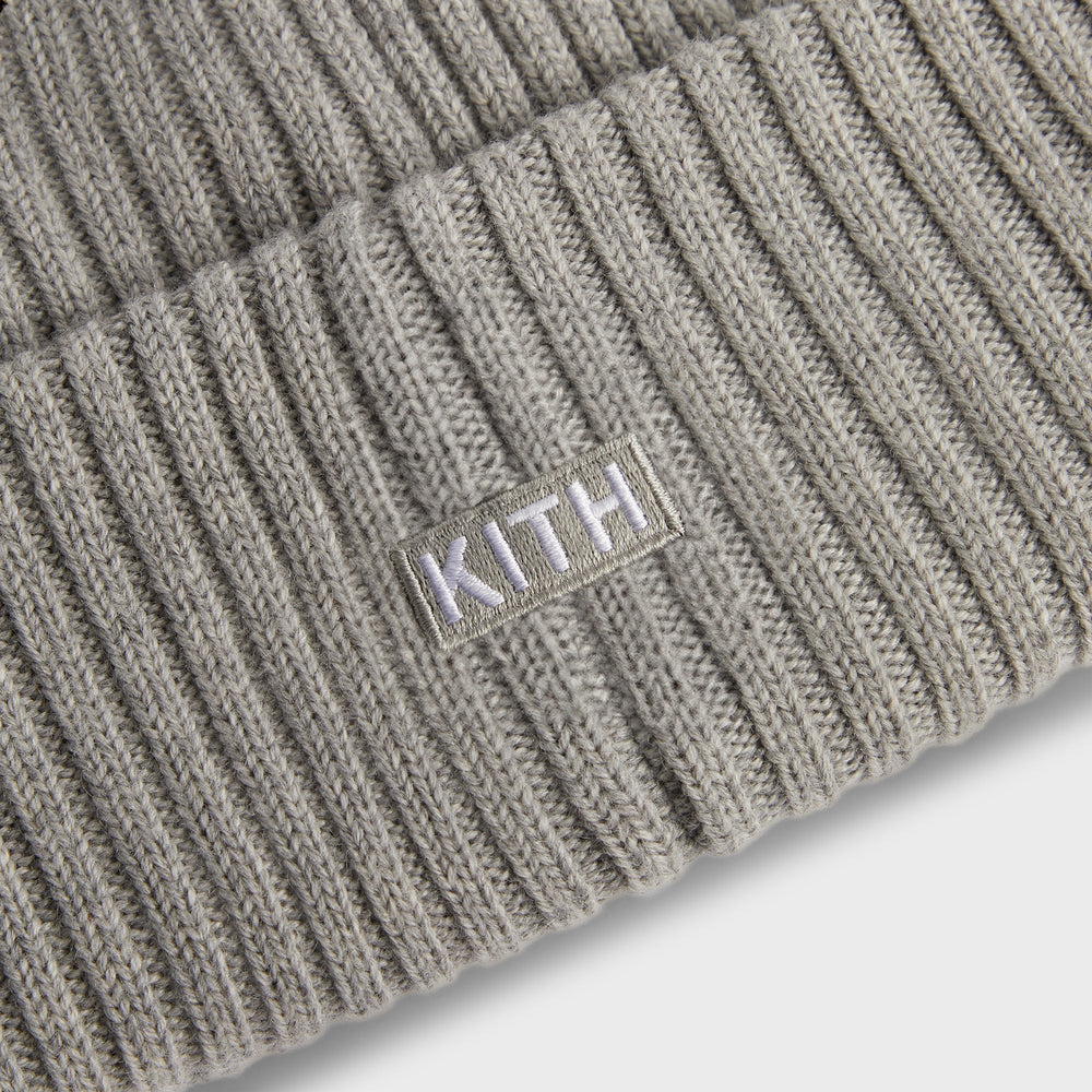 Kith & New Era for the New York Knicks Logo Beanie - Light Heather Gre | Kith Light Heather Grey