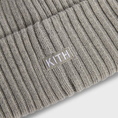Kith & New Era for the New York Knicks Logo Beanie - Light Heather Gre | Kith Light Heather Grey