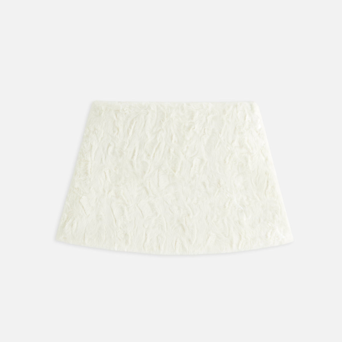 Kith Women Ashtyn Cowlick Fur Mini Skirt - Sandrift | Kith Sandrift