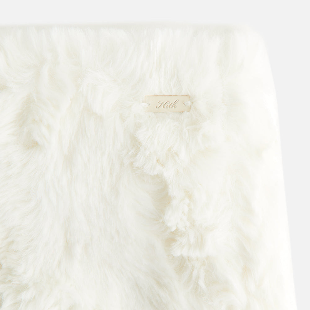 Kith Women Ashtyn Cowlick Fur Mini Skirt - Sandrift | Kith Sandrift